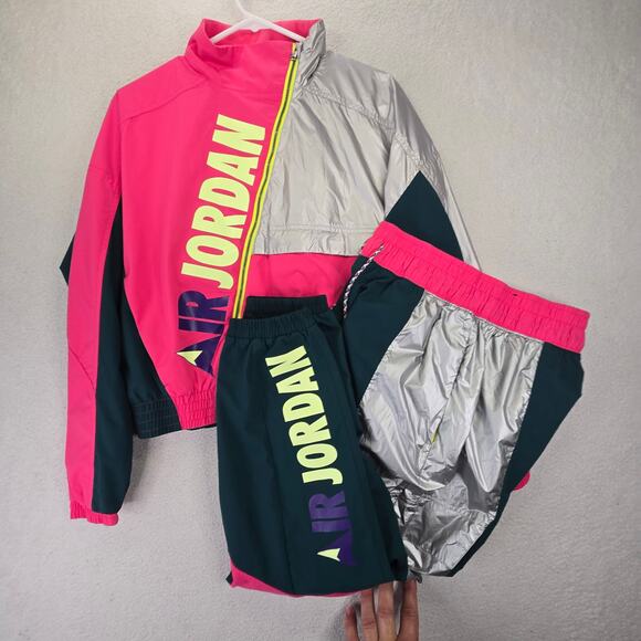 Nike Jordan Winter Utility High-Vis Jacket Pants Tracksuit Women S CW6497-674 - Picture 1 of 16